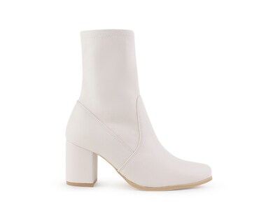 Foto 2 | Foto 2 | Bota Color Beige Cierre Material Sintetico