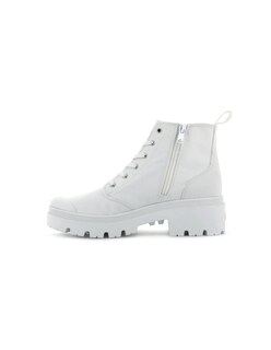 Foto 3 | Foto 3 | Bota Palladium Pallabase Twill Blanco para Dama
