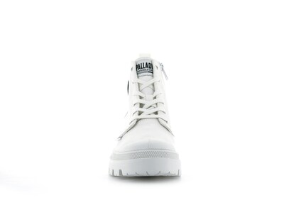 Foto 4 | Foto 4 | Bota Palladium Pallabase Twill Blanco para Dama