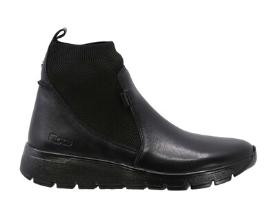 Foto 2 | Foto 2 | Botín de Piel Triples Flow Marcia 37031 Negro Ajuste Elástico