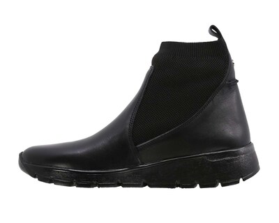 Foto 4 | Foto 4 | Botín de Piel Triples Flow Marcia 37031 Negro Ajuste Elástico