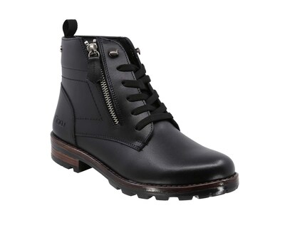 Foto 1 | Foto 1 | Botín de Piel Triples Marina 37091 Negro para Mujer
