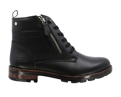 Foto 2 | Foto 2 | Botín de Piel Triples Marina 37091 Negro para Mujer