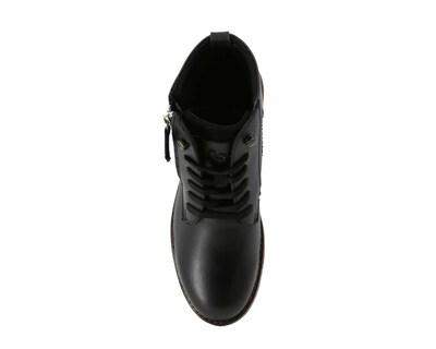 Foto 6 | Foto 6 | Botín de Piel Triples Marina 37091 Negro para Mujer