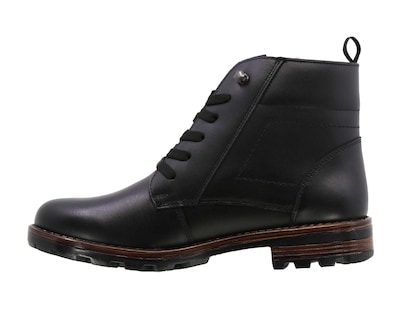 Foto 4 | Foto 4 | Botín de Piel Triples Marina 37091 Negro para Mujer