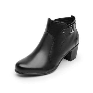 Foto 3 | Foto 3 | Botines de Piel Flexi Negros para Mujer
