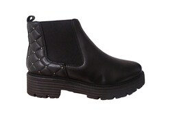 Botines Jarking Color Negro Borrego Para Mujer