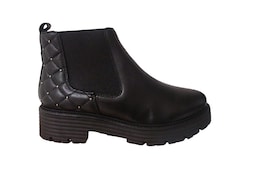 Botines Jarking Color Negro Borrego Para Mujer