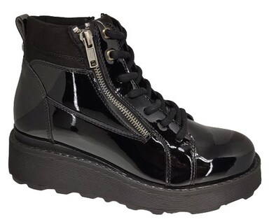 Foto 1 | Foto 1 | Botines Efe Color Negro Charol Para Mujer