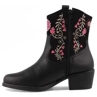 Foto 3 | Foto 3 | Botas Vaqueras para Mujer Dominiq color Negro Bordadas
