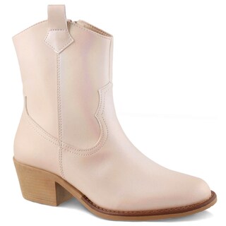 Foto 1 | Foto 1 | Bota Vaquera Dominiq 1392 Beige para Mujer