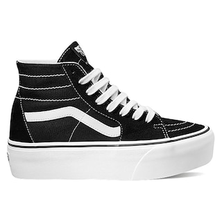 Foto 1 | Foto 1 | Tenis Mujer Vans Alto Casual Textil Tela Comodos Urbanos Sport Ajustables Cordones Negro