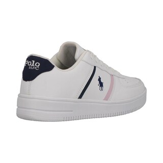 Foto 2 | Foto 2 | Tenis Mujer Polo Hpc Casual Urbano Textil Urbano Sport Resitente Ajustable Cordones Blanco