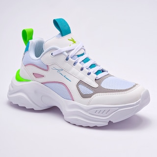 Foto 1 | Foto 1 | Tenis Urbanos American Fire 121147 Blancos para Mujer