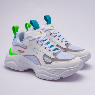 Foto 2 | Foto 2 | Tenis Urbanos American Fire 121147 Blancos para Mujer