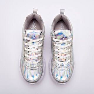 Foto 3 | Foto 3 | Tenis Urbanos para Mujer Miss Pink Plateados