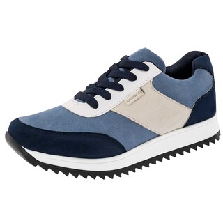 Foto 1 | Foto 1 | Tenis Urbano Moramora Azul Beige Marino Código 90818-1 para Mujer
