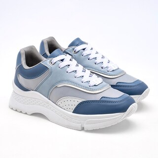 Foto 2 | Foto 2 | Tenis Urbano Moramora Azul con Plata Código 121341-e para Mujer