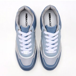 Foto 3 | Foto 3 | Tenis Urbano Moramora Azul con Plata Código 121341-e para Mujer