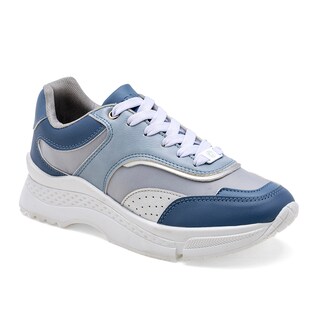 Foto 1 | Foto 1 | Tenis Urbano Moramora Azul con Plata Código 121341-e para Mujer