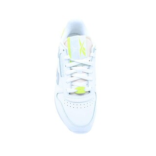 Foto 2 | Foto 2 | Tenis Reebok Classic Leather Neon Blancos para Mujer