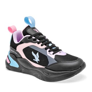 Foto 1 | Foto 1 | Tenis Urbanos American Fire Negros Rosa Lila para Mujer