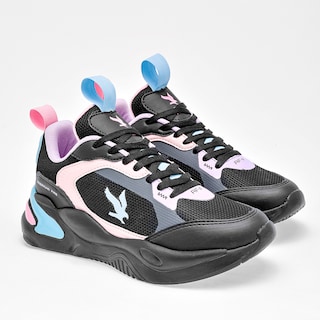 Foto 2 | Foto 2 | Tenis Urbanos American Fire Negros Rosa Lila para Mujer