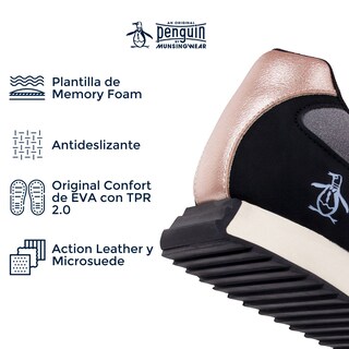 Foto 4 | Foto 4 | Tenis Original Penguin Style Aura Color Gris Para Mujer