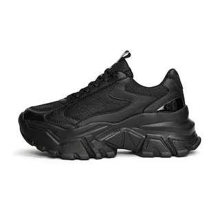 Foto 2 | Foto 2 | Tenis 360 Footwear Deluxe Chunky Negros para Mujer