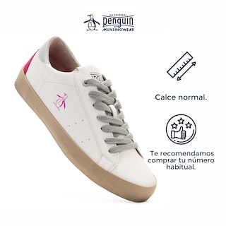 Foto 4 | Foto 4 | Tenis Original Penguin Style Leah Blanco Rosa Para Mujer
