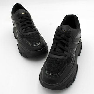 Foto 4 | Foto 4 | Tenis Tipo Deportivo Exterior Piel Vegana Color Negro Para Mujer De Rbcollection