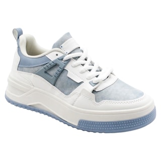 Foto 1 | Foto 1 | Tenis Con Cordones Exterior Textil Color Azul Para Mujer De Rbcollection