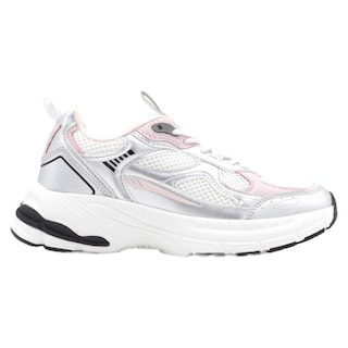 Foto 2 | Foto 2 | Tenis Tipo Deportivo Exterior Piel Vegana Color Plata Para Mujer De Rbcollection