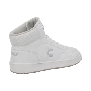 Foto 3 | Foto 3 | Tenis Charly Mujer Escolares Velcro Botin Basquet Blanco