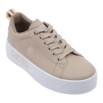 Tenis K-swiss Trinity Platform Para Mujer Color Beige