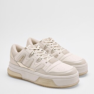 Foto 2 | Foto 2 | Tenis Urbanos Clasben Beige para Mujer