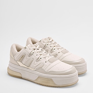 Foto 2 | Foto 2 | Tenis Urbanos Clasben Beige para Mujer