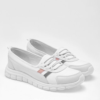 Foto 2 | Foto 2 | Mora Confort Tenis Urbano Para Mujer Blanco Gris Rosa
