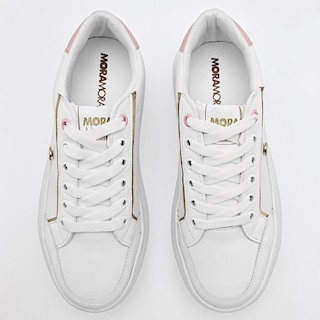 Foto 3 | Foto 3 | Tenis Urbanos Moramora Blancos para Mujer