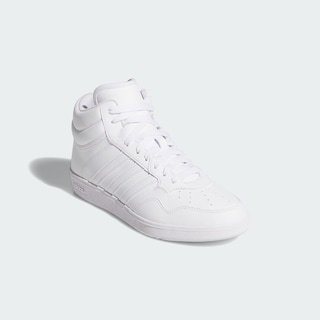 Foto 6 | Foto 6 | Hoops 4.0 Mid W Adidas Blanco Mujer
