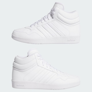 Foto 8 | Foto 8 | Hoops 4.0 Mid W Adidas Blanco Mujer