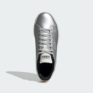 Foto 4 | Foto 4 | Tenis Urban Court Adidas Plata Mujer