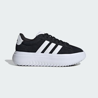 Foto 2 | Foto 2 | Tenis Adidas Grand Court Platforma Adidas Negro Mujer