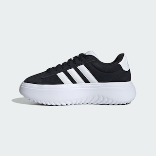 Foto 3 | Foto 3 | Tenis Adidas Grand Court Platforma Adidas Negro Mujer