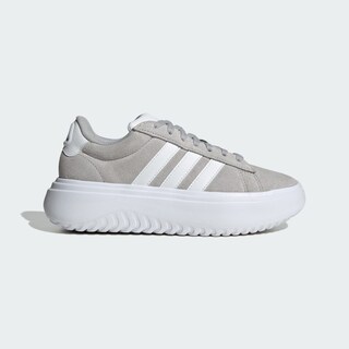 Foto 2 | Foto 2 | Tenis Adidas Grand Court Platforma Adidas Gris Mujer