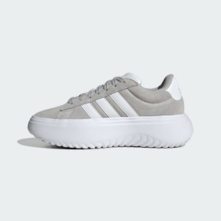 Foto 3 | Foto 3 | Tenis Adidas Grand Court Platforma Adidas Gris Mujer