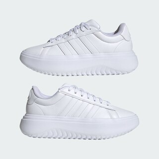 Foto 8 | Foto 8 | Tenis Adidas Grand Court Platforma Adidas Blancos para Mujer