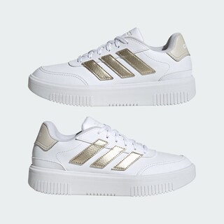 Foto 8 | Foto 8 | Tenis Adidas Courtblock Blanco para Mujer