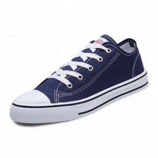 Foto 1 | Foto 1 | Tenis Calzado Watanabe Azul Plano Con Costuras