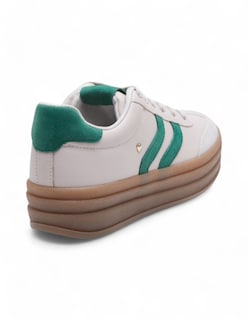 Foto 4 | Foto 4 | Tenis Calzado Watanabe Color Multicolor Blanco Con Verde